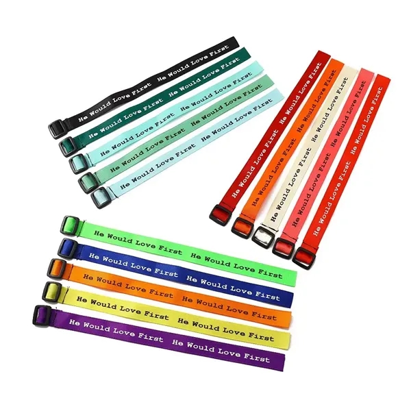 Custom Woven Fabric Wristbands for Events - Custom Woven Fabric Wristbands for Events - Image 6 of 6