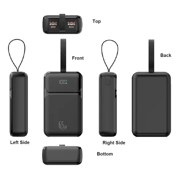 20000mAh 65W Fast Charging Power Bank - 20000mAh 65W Fast Charging Power Bank - Image 3 of 4