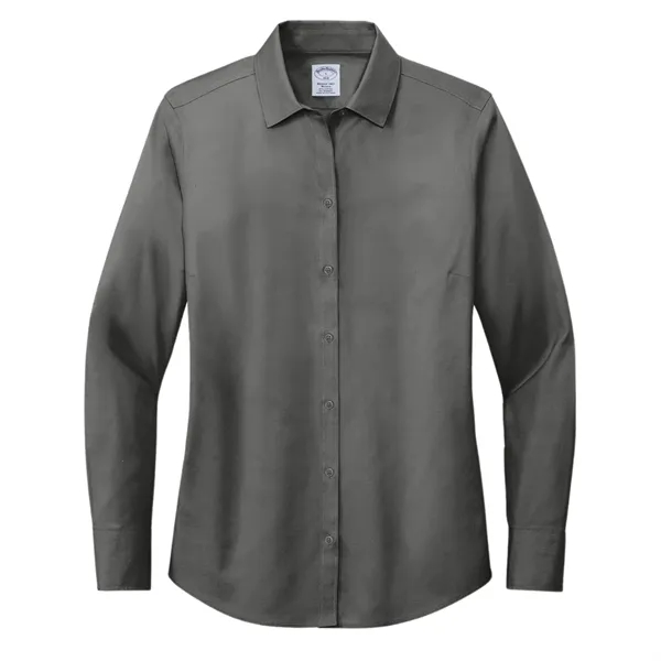 Brooks Brothers® Women's Wrinkle-Free Stretch Shirt - Brooks Brothers® Women's Wrinkle-Free Stretch Shirt - Image 4 of 5