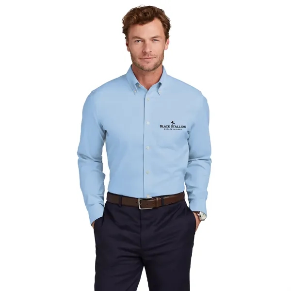 Brooks Brothers® Wrinkle-Free Stretch Pinpoint Shirt - Brooks Brothers® Wrinkle-Free Stretch Pinpoint Shirt - Image 0 of 4