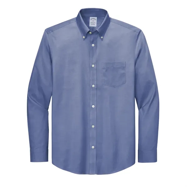Brooks Brothers® Wrinkle-Free Stretch Pinpoint Shirt - Brooks Brothers® Wrinkle-Free Stretch Pinpoint Shirt - Image 2 of 4