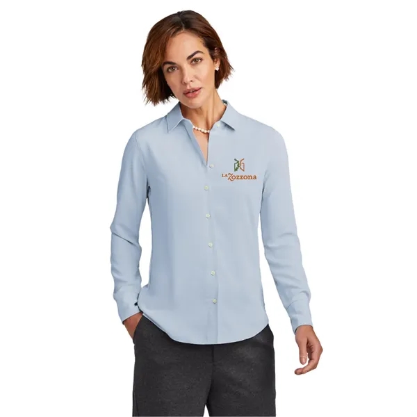 Brooks Brothers® Women's Full-Button Satin Blouse - Brooks Brothers® Women's Full-Button Satin Blouse - Image 0 of 5