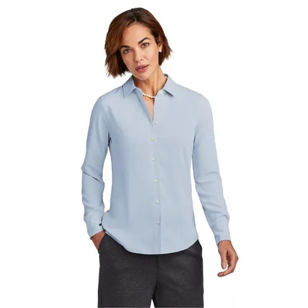 Brooks Brothers® Women's Full-Button Satin Blouse - Brooks Brothers® Women's Full-Button Satin Blouse - Image 1 of 5