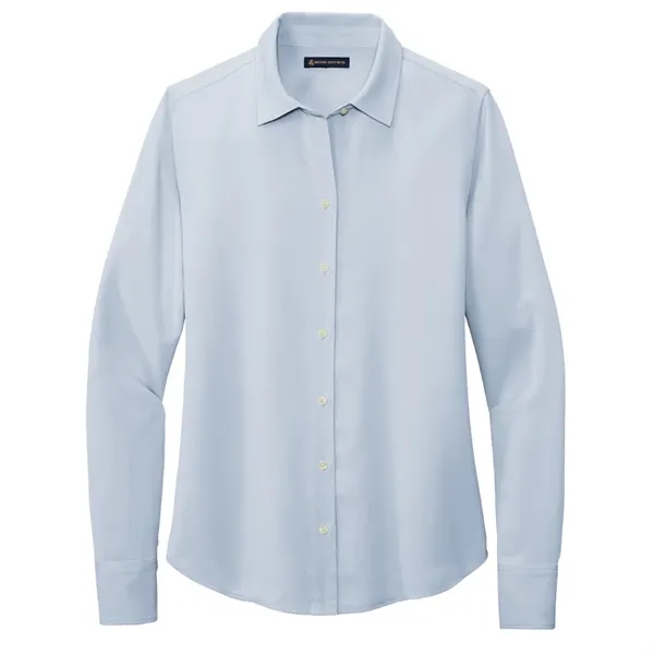 Brooks Brothers® Women's Full-Button Satin Blouse - Brooks Brothers® Women's Full-Button Satin Blouse - Image 2 of 5