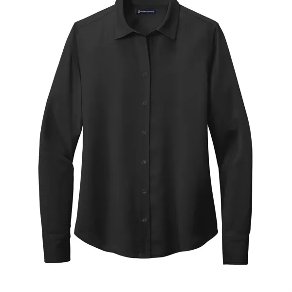 Brooks Brothers® Women's Full-Button Satin Blouse - Brooks Brothers® Women's Full-Button Satin Blouse - Image 5 of 5