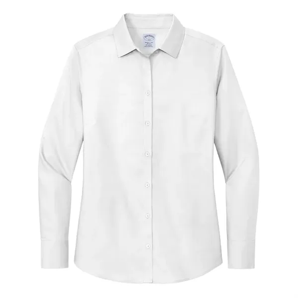 Brooks Brothers® Women's Wrinkle-Free Stretch Nailhead Shirt - Brooks Brothers® Women's Wrinkle-Free Stretch Nailhead Shirt - Image 2 of 7