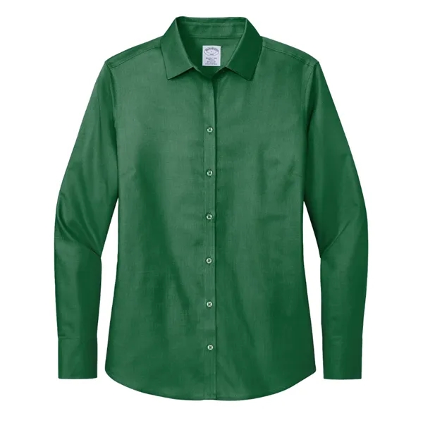 Brooks Brothers® Women's Wrinkle-Free Stretch Nailhead Shirt - Brooks Brothers® Women's Wrinkle-Free Stretch Nailhead Shirt - Image 3 of 7