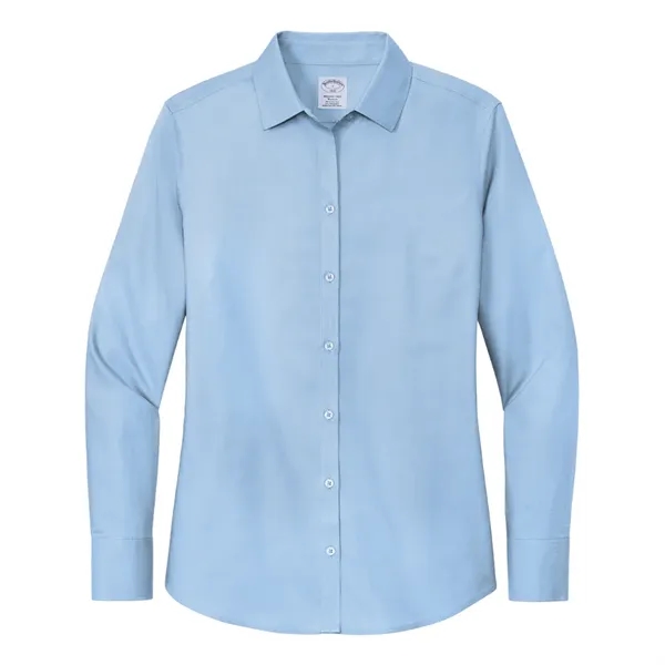 Brooks Brothers® Women's Wrinkle-Free Stretch Nailhead Shirt - Brooks Brothers® Women's Wrinkle-Free Stretch Nailhead Shirt - Image 5 of 7