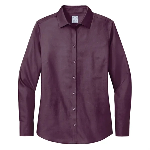 Brooks Brothers® Women's Wrinkle-Free Stretch Nailhead Shirt - Brooks Brothers® Women's Wrinkle-Free Stretch Nailhead Shirt - Image 7 of 7
