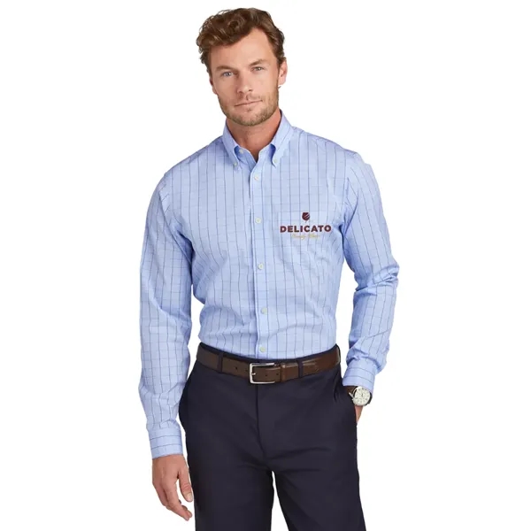 Brooks Brothers® Wrinkle-Free Stretch Patterned Shirt - Brooks Brothers® Wrinkle-Free Stretch Patterned Shirt - Image 0 of 2
