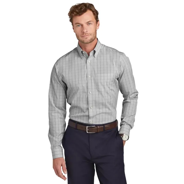 Brooks Brothers® Wrinkle-Free Stretch Patterned Shirt - Brooks Brothers® Wrinkle-Free Stretch Patterned Shirt - Image 2 of 2