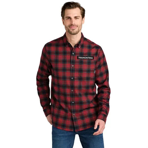 Eddie Bauer® Long Sleeve Favorite Flannel Plaid Shirt - Eddie Bauer® Long Sleeve Favorite Flannel Plaid Shirt - Image 0 of 5