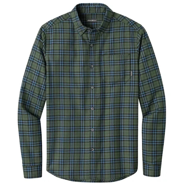 Eddie Bauer® Long Sleeve Favorite Flannel Plaid Shirt - Eddie Bauer® Long Sleeve Favorite Flannel Plaid Shirt - Image 3 of 5