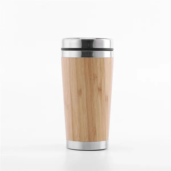 Biodegradable Natural Bamboo Inssulated Bottle - Biodegradable Natural Bamboo Inssulated Bottle - Image 2 of 3