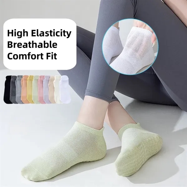 Silicone Dot Grip Socks for Indoor Activities - Silicone Dot Grip Socks for Indoor Activities - Image 12 of 20