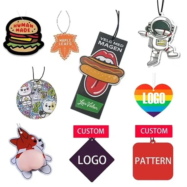 Custom Paper Car Air Fresheners Scented Hanging Perfume - Custom Paper Car Air Fresheners Scented Hanging Perfume - Image 0 of 3