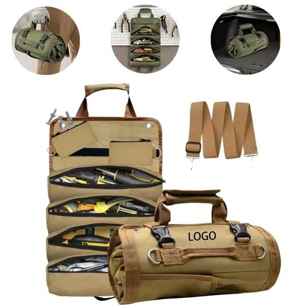 Multi-Functional Portable Tool Storage Organizer Roll Up Bag - Multi-Functional Portable Tool Storage Organizer Roll Up Bag - Image 0 of 3