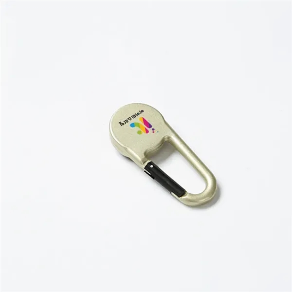 Zinc Alloy Compass with Metal Carabiner Clip - Zinc Alloy Compass with Metal Carabiner Clip - Image 3 of 8