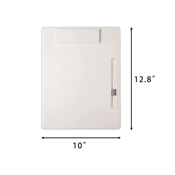 Custom PP Leather Magnetic Clipboard w/Pen Holder - Custom PP Leather Magnetic Clipboard w/Pen Holder - Image 1 of 2