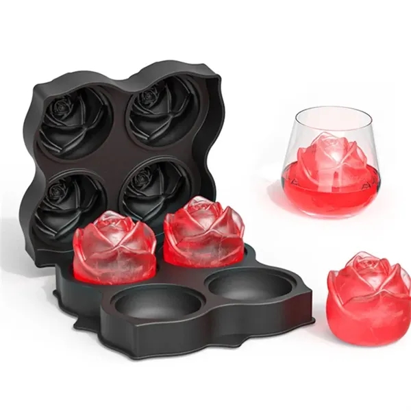 3D Rose Ice Mold - 3D Rose Ice Mold - Image 2 of 5