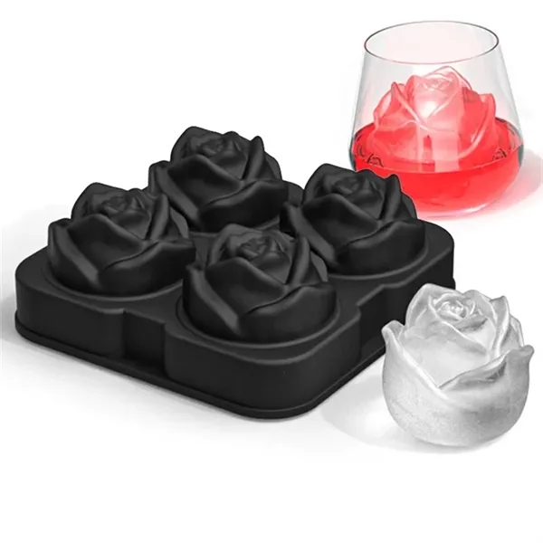 3D Rose Ice Mold - 3D Rose Ice Mold - Image 0 of 5