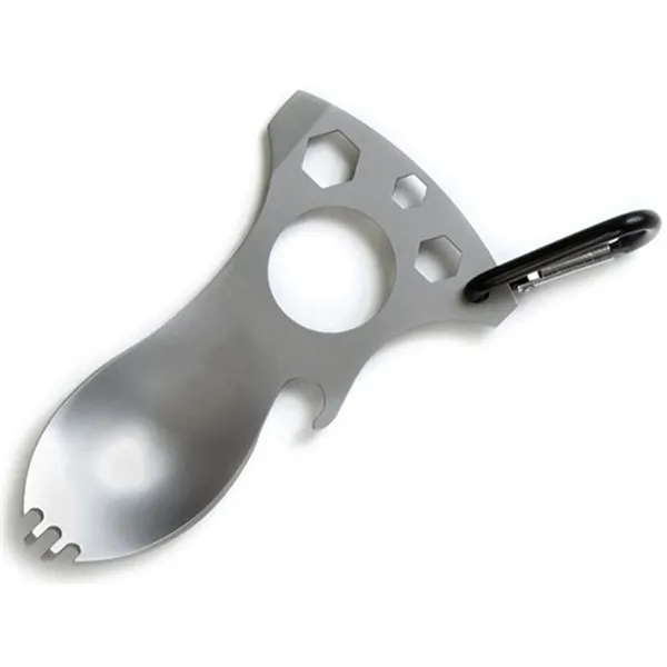 Multifunctional Camping Stainless Steel Spork - Multifunctional Camping Stainless Steel Spork - Image 2 of 3