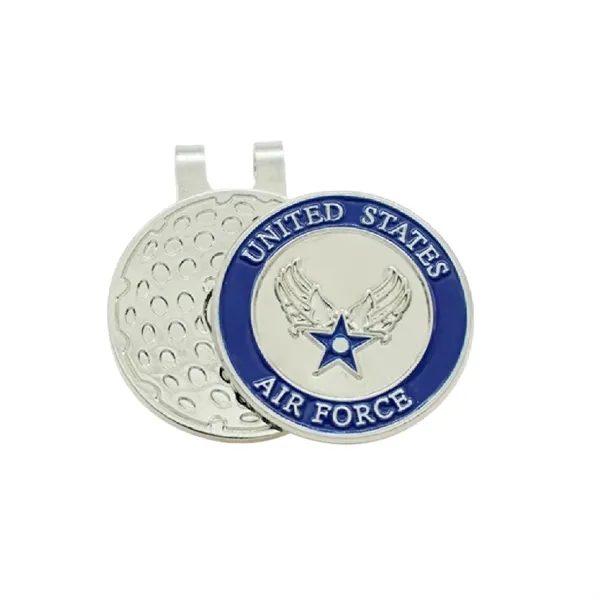 Magnetic Golf Hat Clip with Ball Marker - Magnetic Golf Hat Clip with Ball Marker - Image 0 of 3