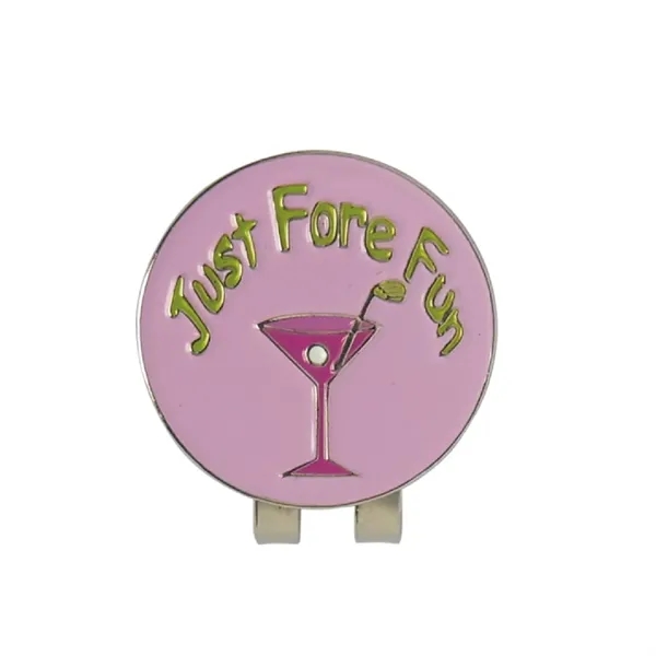 Magnetic Golf Hat Clip with Ball Marker - Magnetic Golf Hat Clip with Ball Marker - Image 3 of 3