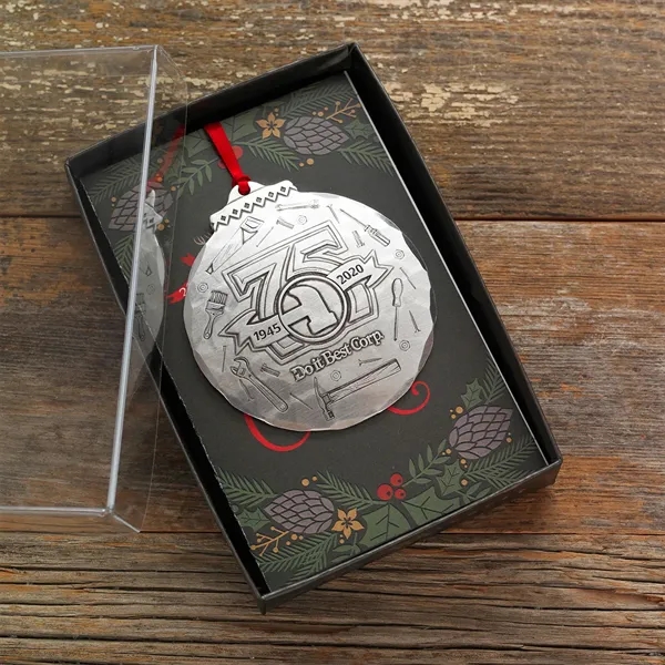 Classic Round Metal Bulb Ornament - Classic Round Metal Bulb Ornament - Image 2 of 23