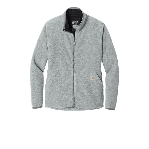 Carhartt Women's Textured Full-Zip Fleece Jacket - Carhartt Women's Textured Full-Zip Fleece Jacket - Image 7 of 13