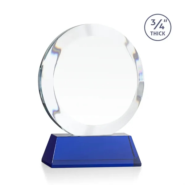 Gibralter VividPrint™ Award on Newhaven Base - Blue