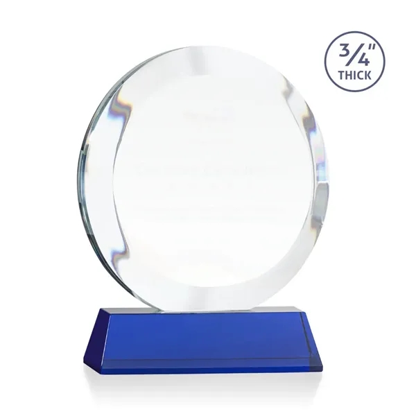 Gibralter VividPrint™ Award on Newhaven Base - Blue