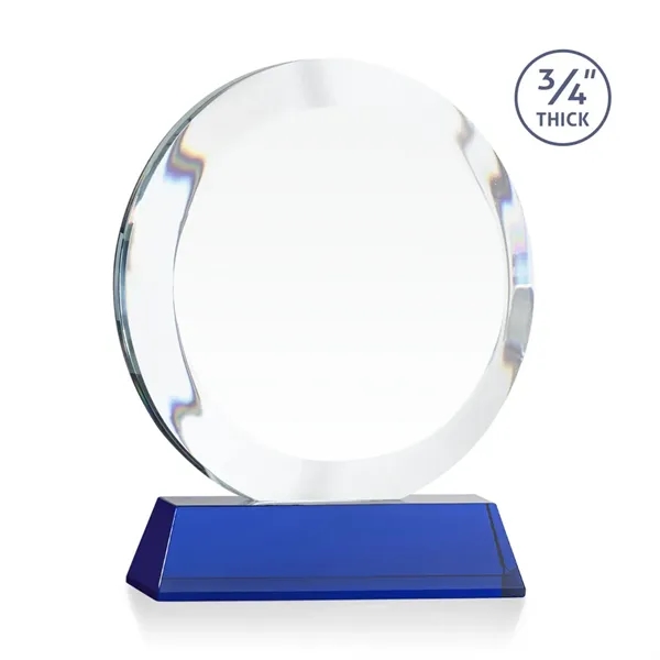 Gibralter VividPrint™ Award on Newhaven Base - Blue