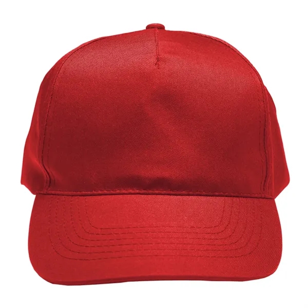 5 Panel Polyester Baseball Cap - 5 Panel Polyester Baseball Cap - Image 5 of 6