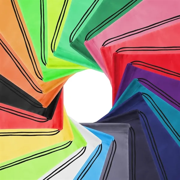 210D Polyester Drawstring Bags Cinch Sack - 210D Polyester Drawstring Bags Cinch Sack - Image 7 of 24