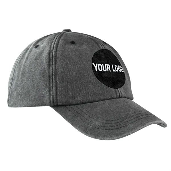6 Panel Washed Cotton Unconstructed Cap - 6 Panel Washed Cotton Unconstructed Cap - Image 4 of 5