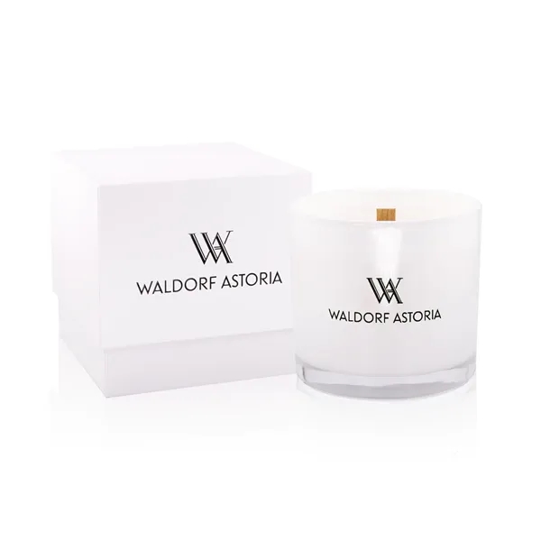 14 oz. Glossy White Luxury Candle with Gift Box - 14 oz. Glossy White Luxury Candle with Gift Box - Image 0 of 2