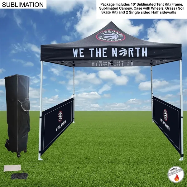 Tent Sidewalls Package, 10' Premium sublimated Kit