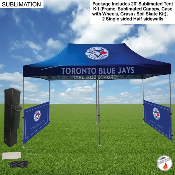 20' Tent Sidewalls Package, 20' Premium Sublimated Kit