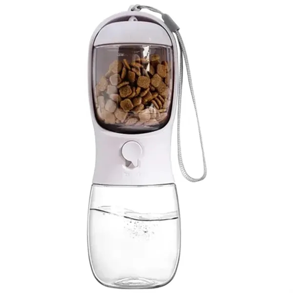 10 oz. Pet Water Bottle with Food Container - 10 oz. Pet Water Bottle with Food Container - Image 2 of 6
