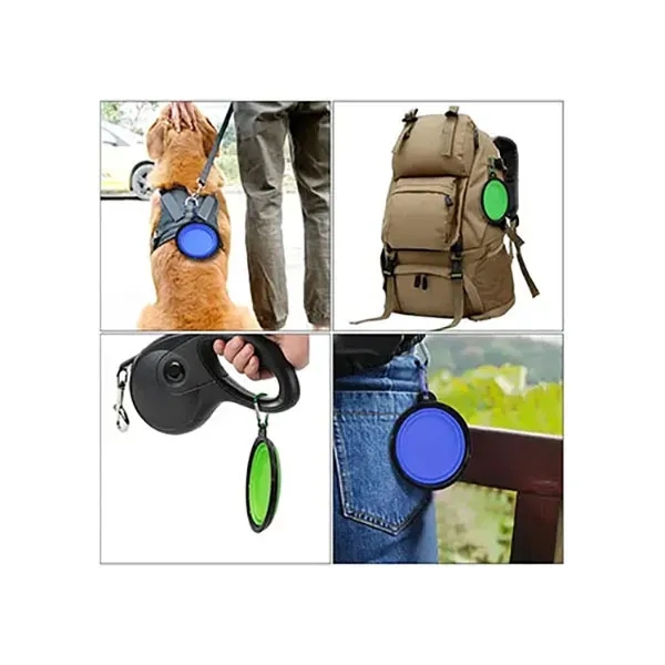 350ml Collapsible Pet Bowl with Carabiner - 350ml Collapsible Pet Bowl with Carabiner - Image 4 of 6