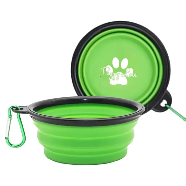 350ml Collapsible Pet Bowl with Carabiner - 350ml Collapsible Pet Bowl with Carabiner - Image 2 of 6