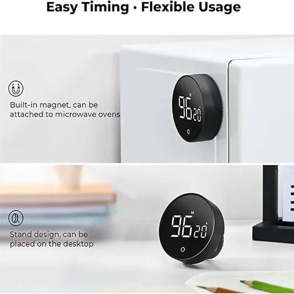 Digital Timer with Large Bright Display - Digital Timer with Large Bright Display - Image 2 of 3