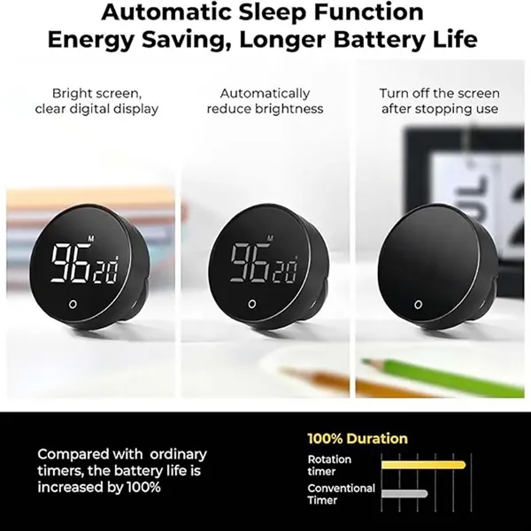 Digital Timer with Large Bright Display - Digital Timer with Large Bright Display - Image 3 of 3
