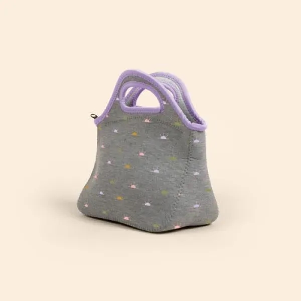 KLUTCH - HEATHERED JERSEY KNIT NEOPRENE LUNCH BAG - KLUTCH - HEATHERED JERSEY KNIT NEOPRENE LUNCH BAG - Image 3 of 6