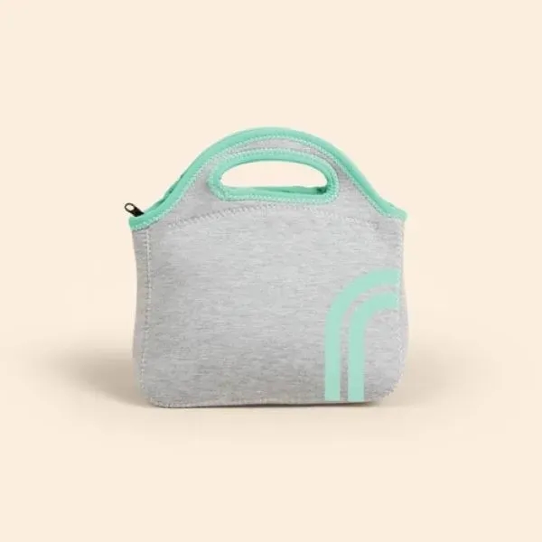 KLUTCH - HEATHERED JERSEY KNIT NEOPRENE LUNCH BAG - KLUTCH - HEATHERED JERSEY KNIT NEOPRENE LUNCH BAG - Image 5 of 6
