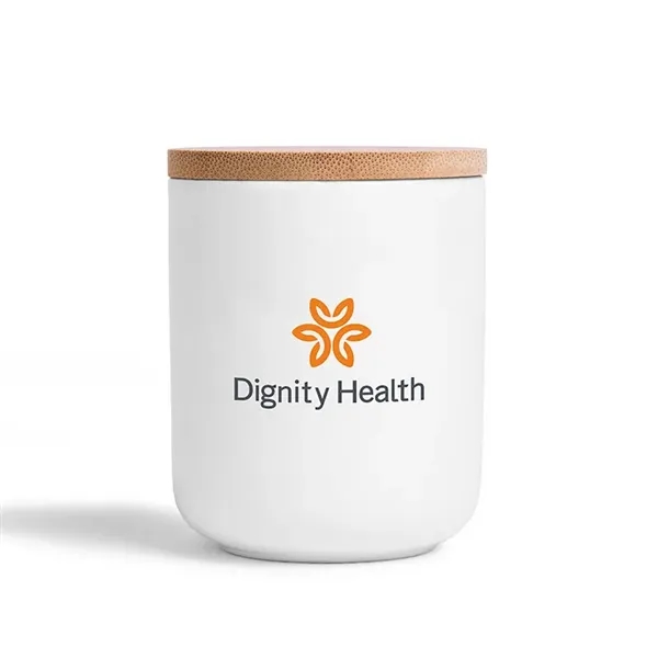 AromaHaven Ceramic Soy Candle - AromaHaven Ceramic Soy Candle - Image 7 of 15