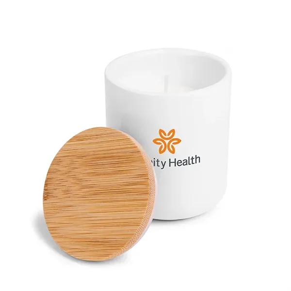 AromaHaven Ceramic Soy Candle - AromaHaven Ceramic Soy Candle - Image 9 of 15