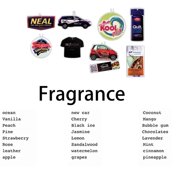 3" Paper Full Color Custom Car Air Freshener - 3" Paper Full Color Custom Car Air Freshener - Image 1 of 2