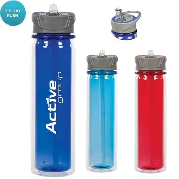 20 oz  Double Wall Tritan Water Bottle - 20 oz  Double Wall Tritan Water Bottle - Image 0 of 3